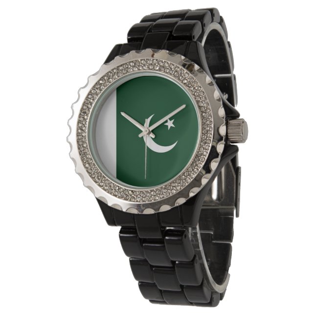Montre Drapeau du Pakistan (Incliné)