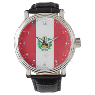 Montre Drapeau du Pérou