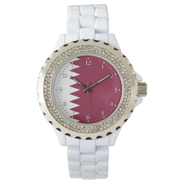 Montre Drapeau du Qatar (devant)