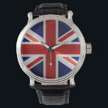 Montre Drapeau du Royaume-Uni<br><div class="desc">Drapeau du Royaume-Uni. Le design est disponible sur d'autres produits.</div>