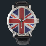 Montre Drapeau du Royaume-Uni<br><div class="desc">Drapeau du Royaume-Uni. Le design est disponible sur d'autres produits.</div>
