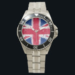 Montre Drapeau du Royaume-Uni ou de l'Union Jack<br><div class="desc">Drapeau du Royaume-Uni ou de l'Union Jack</div>