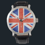 Montre Drapeau du Royaume-Uni Vintage 2<br><div class="desc">Drapeau du Royaume-Uni Vintage. Le design est disponible sur d'autres produits.</div>
