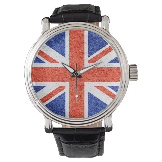 Montre Drapeau du Royaume-Uni Vintage 2 (devant)