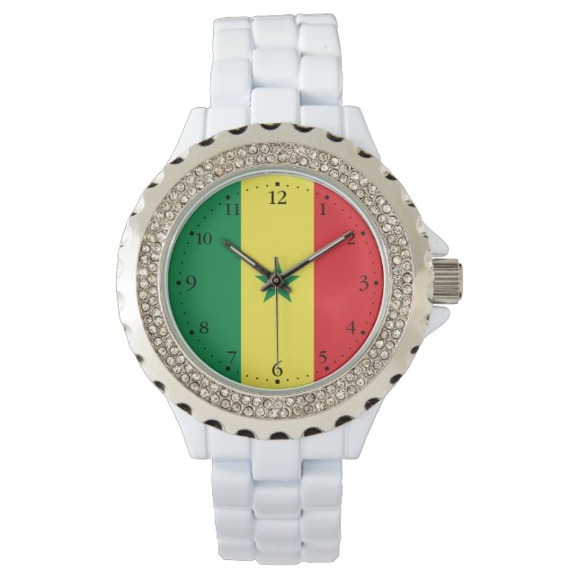 Montre Drapeau du Sénégal (devant)