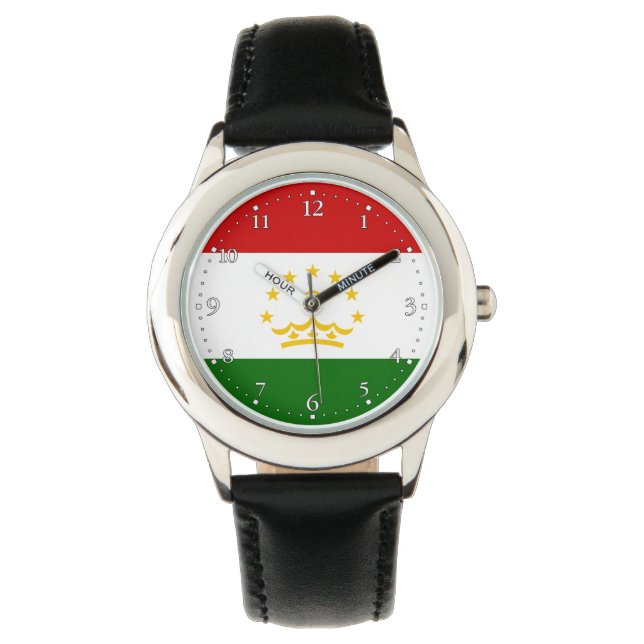 Montre Drapeau du Tadjikistan (devant)