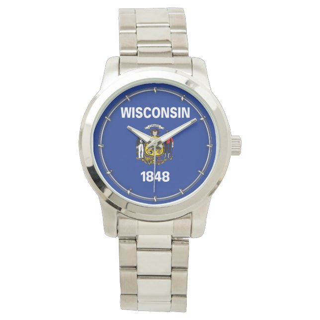 Montre Drapeau du Wisconsin (devant)