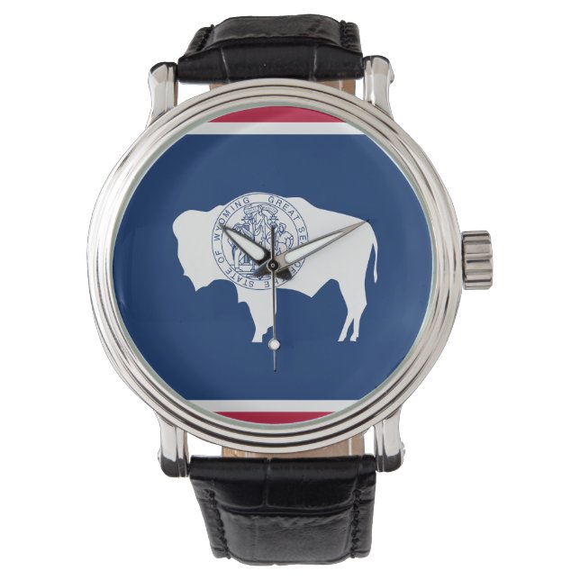 Montre Drapeau du Wyoming (devant)