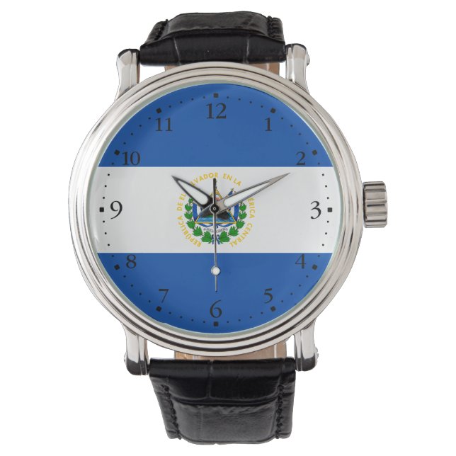 Montre Drapeau El Salvador (devant)