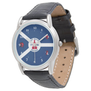 Montre Drapeau Fort Wayne, Indiana