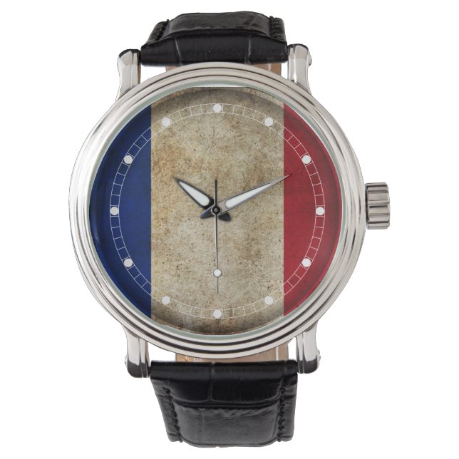Montre Drapeau France (plusieurs modèles) (devant)