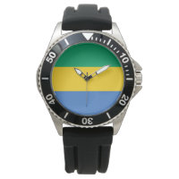 Drapeau gabonais (Gabon)