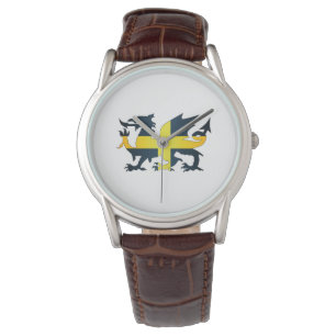 Montre Drapeau gallois du dragon Saint David