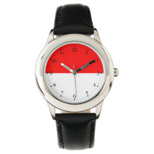 Montre Drapeau Indonésie
