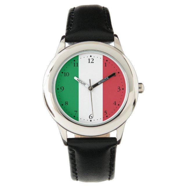 Montre Drapeau Italie (devant)