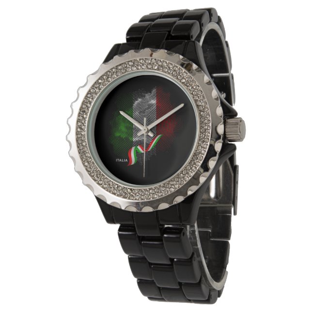 Montre Drapeau italien (Incliné)