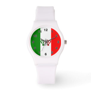 Montre Drapeau italien de la Couronne vintage