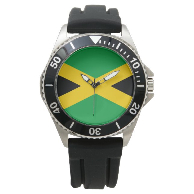 Montre Drapeau jamaïcain (devant)