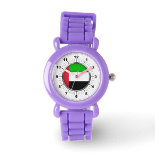 Montre Drapeau Kid's Emirates Red Parties scintillant Str