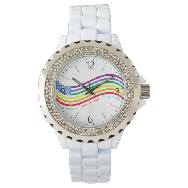 Montre Drapeau LGBT (devant)