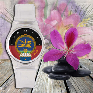 Montre Drapeau mongol, LD, mode mongole /sports