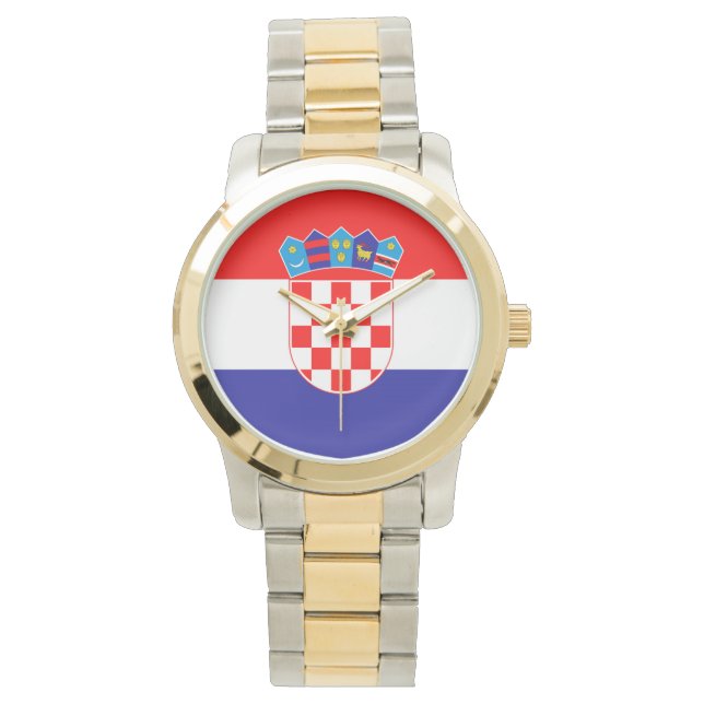 Montre Drapeau national de Croatie Zastava Hrvatske (devant)