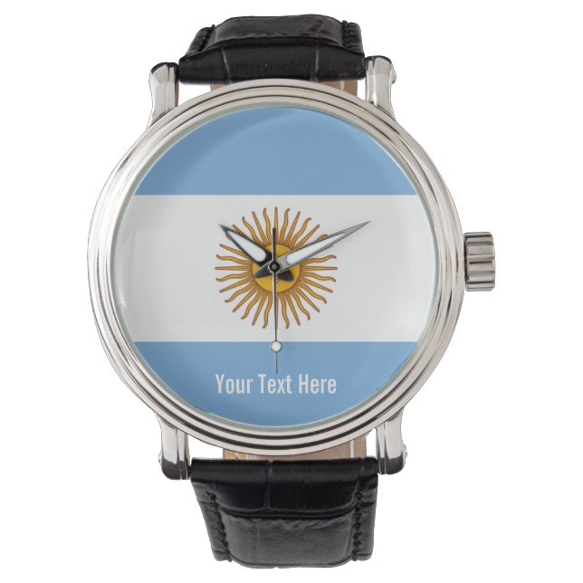 Montre Drapeau national de l'Argentine (devant)