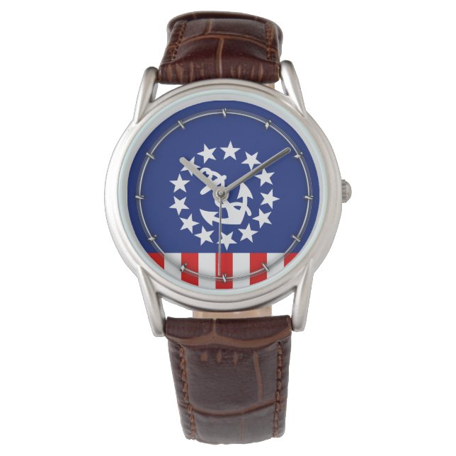 Montre Drapeau nautical américain du yacht (devant)