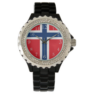 Montre Drapeau norvégien, Drapeau norvégien, Drapeau nord