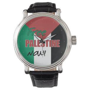 Montre Drapeau palestinien libre de la Palestine