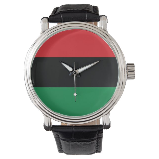 Montre Drapeau panafricain (devant)