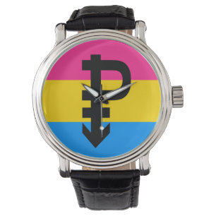 MONTRE DRAPEAU PANSEXUAL DE FIERTÉ
