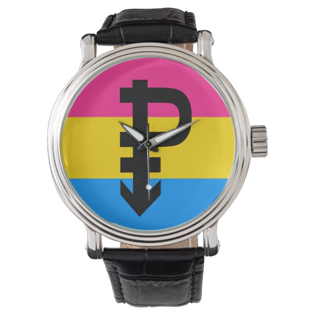 MONTRE DRAPEAU PANSEXUEL PRIX (devant)