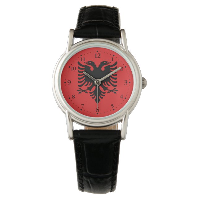 Montre Drapeau patriotique albanais (devant)