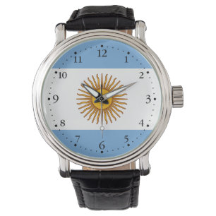 Montre Drapeau patriotique argentin