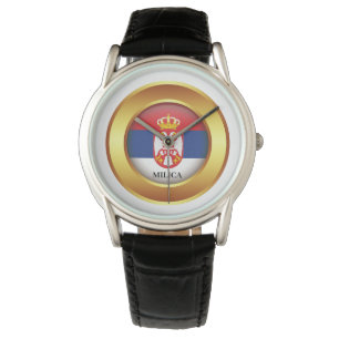 Montre Drapeau patriotique de Serbie