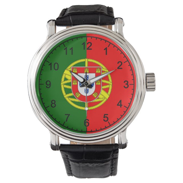 Montre Drapeau portugais (devant)