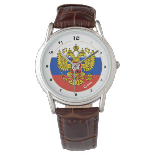 Montre Drapeau russe montre, mode Russie / Р о с я с и Wa
