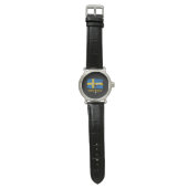 Montre Drapeau Suède (Plat)
