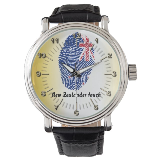 Montre Drapeau tactile néo-zélandais (devant)