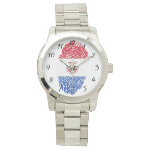 Montre Drapeau tactile paraguayen