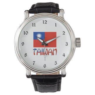 Montre Drapeau taïwanais et Taïwan