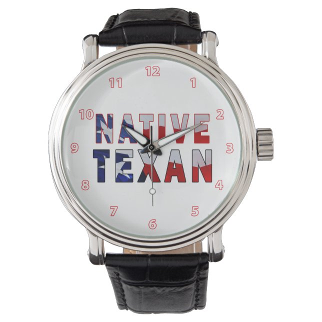 Montre Drapeau texan natif (devant)