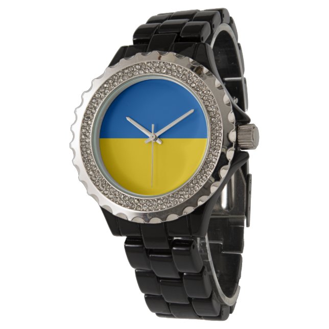 Montre Drapeau ukrainien (Incliné)