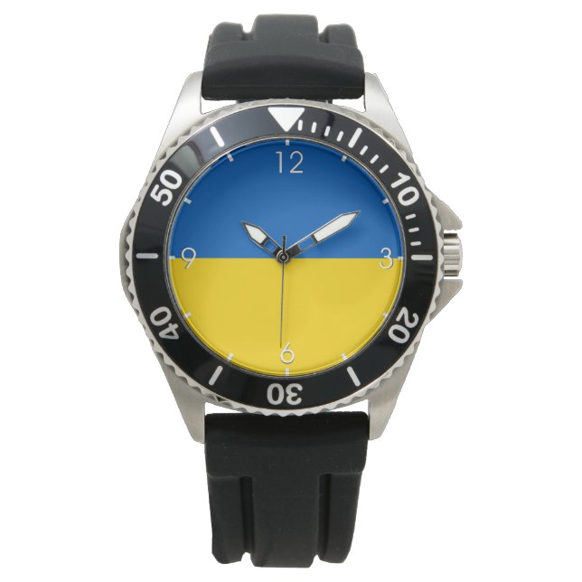 Montre Drapeau ukrainien (Ukraine) (devant)