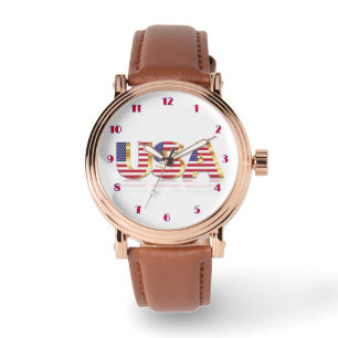 Montre Drapeau USA Patriotique