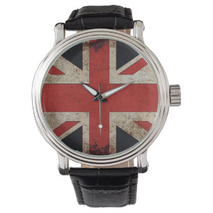Montre Drapeau vintage Grunge UK