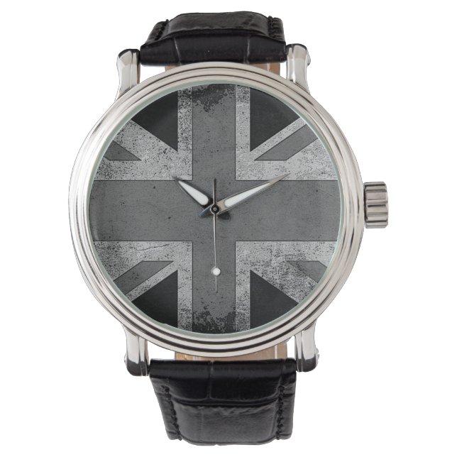 Montre Drapeau vintage Grunge UK (devant)