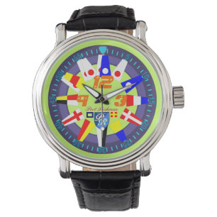 Montre Drapeaux nautiques Port Richman Yachting