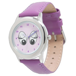Montre drôle avec les yeux surpris